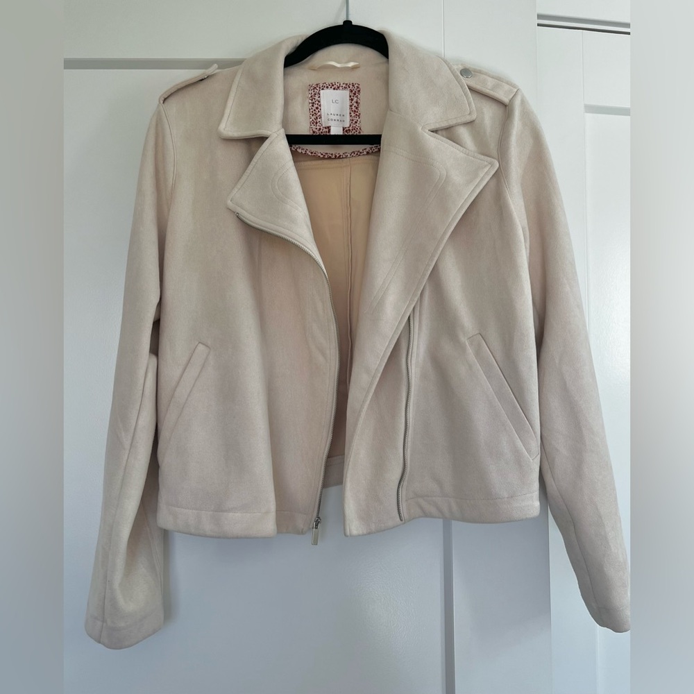 Lauren Conrad Suede Beige Blazer